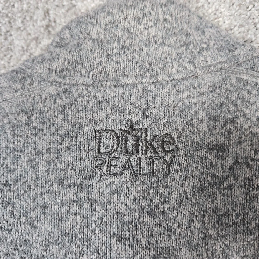 Patagonia Better Sweater Vest Mens L Gray Heather Fleece Zip 25881 Logo on back